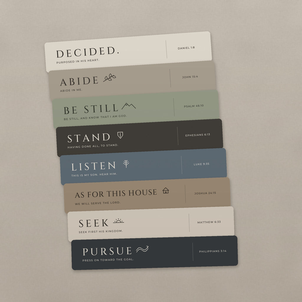 DECIDED. Doorposts Scripture Sticker Sheet