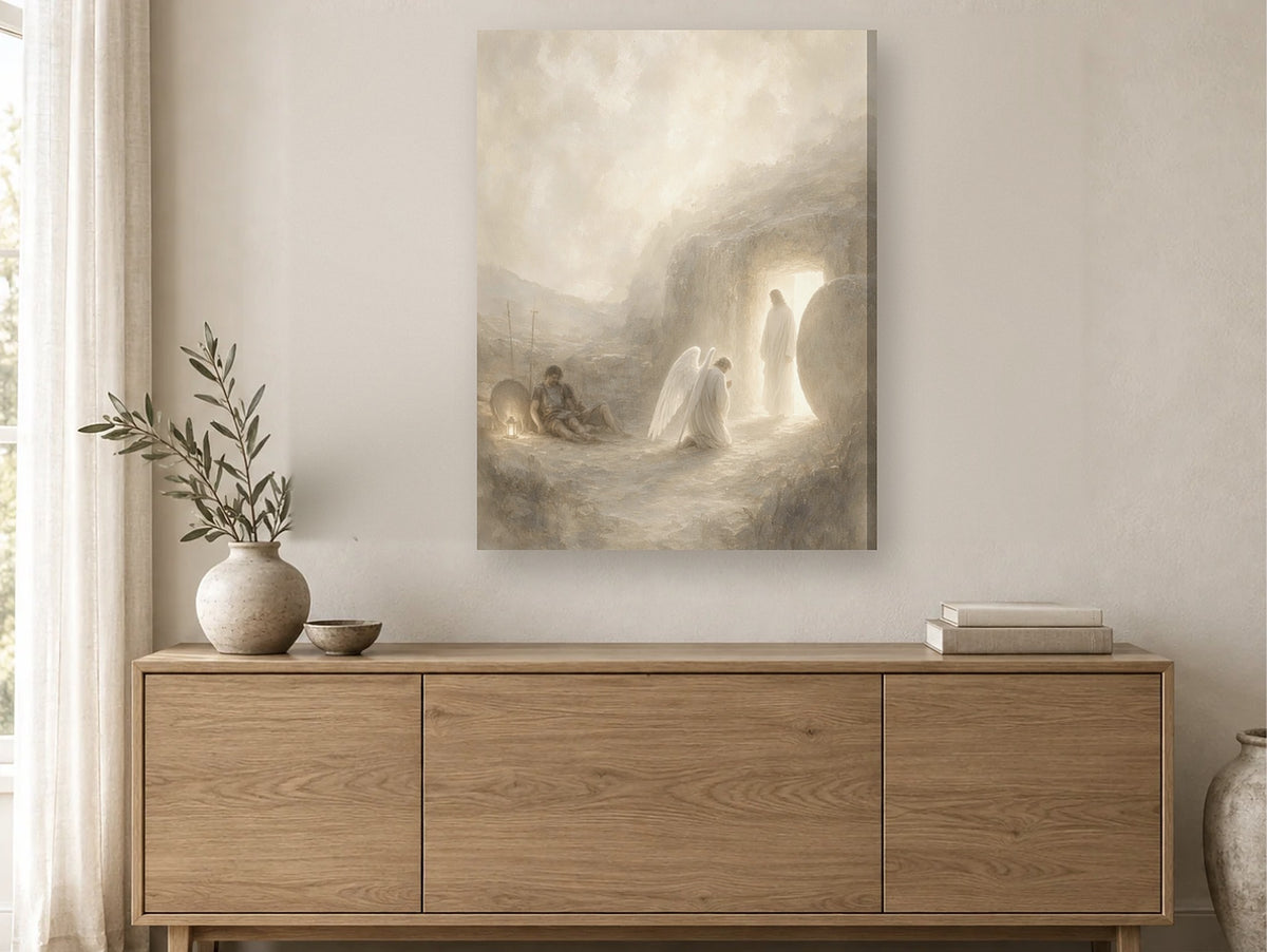 RISEN Canvas Art — Matthew 28:1-6